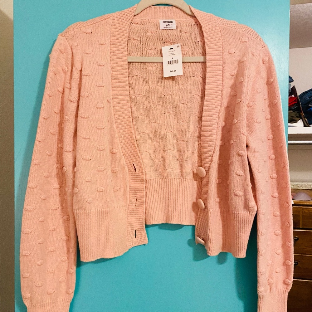 Cotton On Pink Cardigain